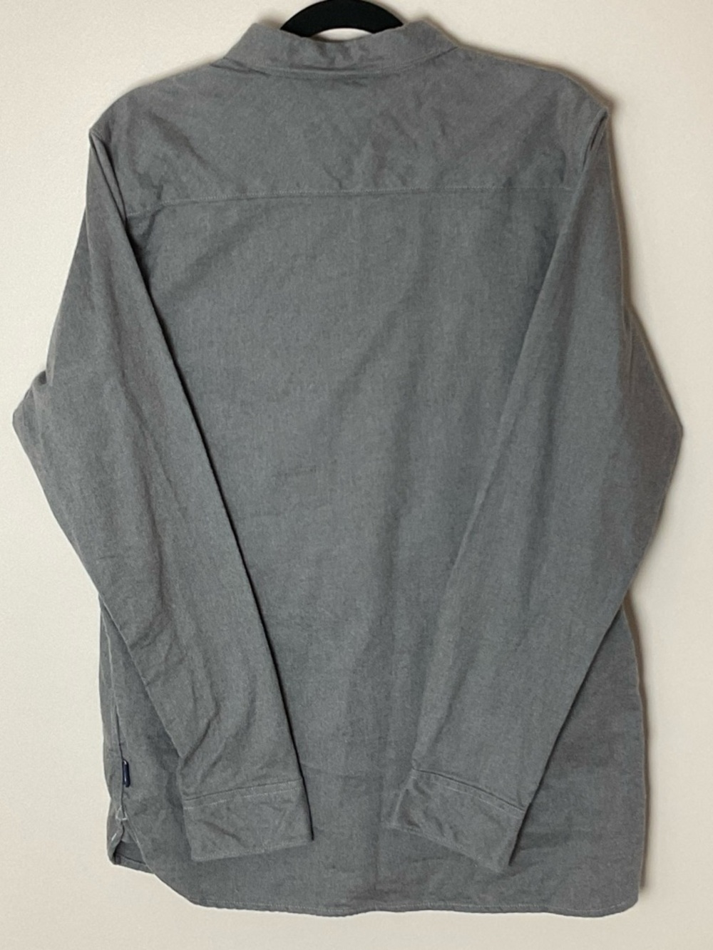 The North Face Men’s Gray Flannel Button-Down Shirt Gorpcore Outdoors Utility L - Picture 8 of 12